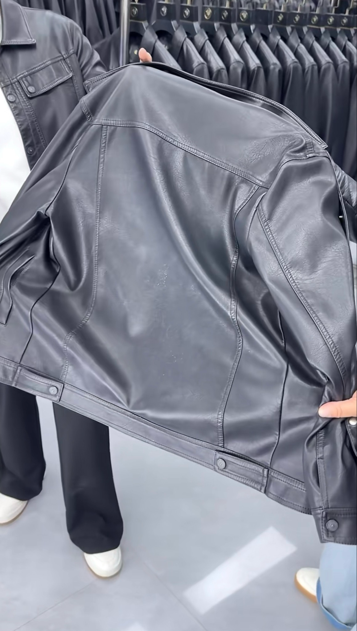 New Autumn Men's Leather Jacket, (High Quality 100% Guaranty)