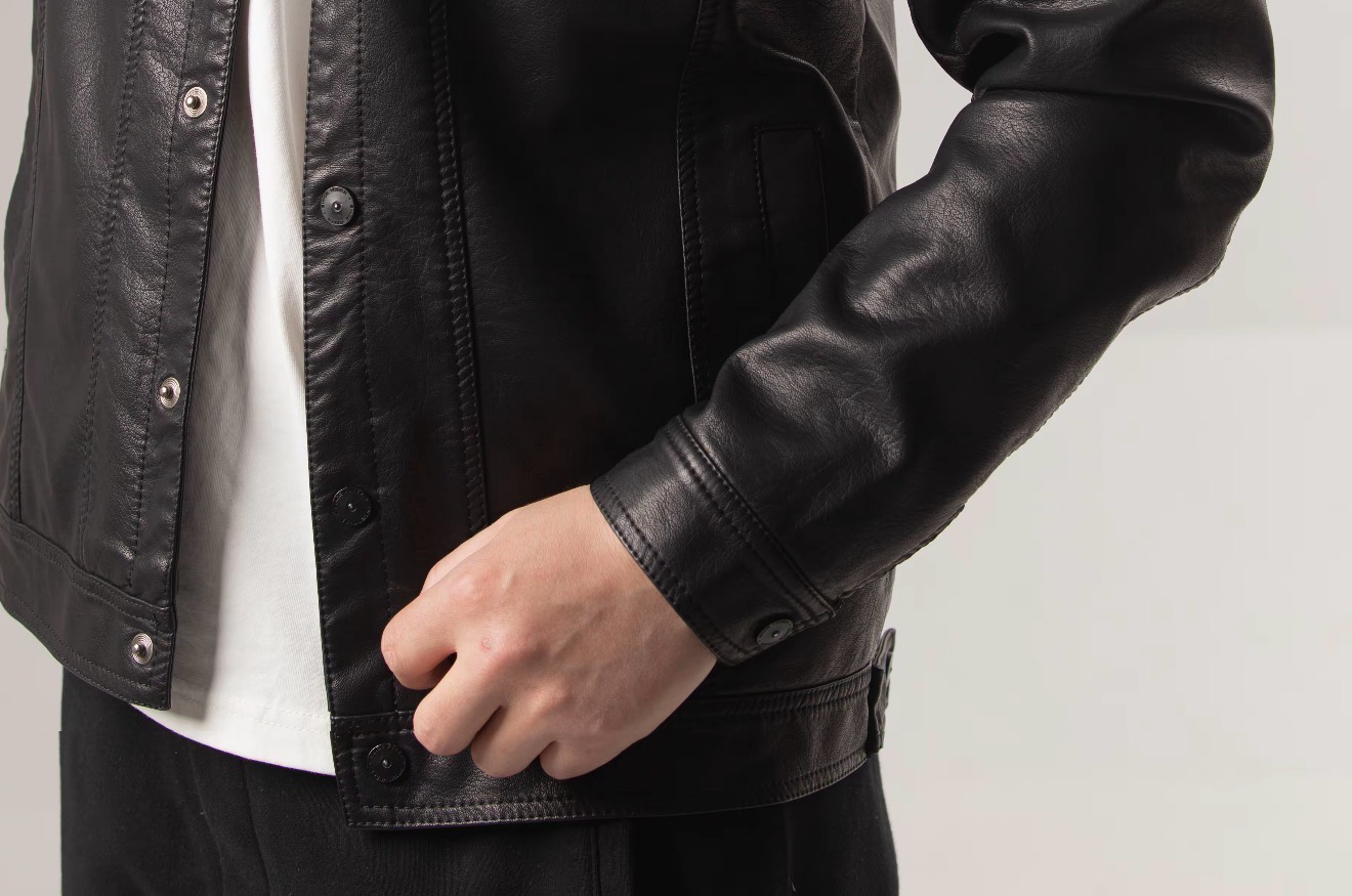 New Autumn Men's Leather Jacket, (High Quality 100% Guaranty)